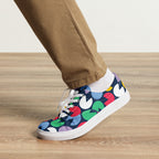 Hungry Circles - Men’s lace-up canvas shoes Mens Lace Up Canvas Shoes Printed Offshore
