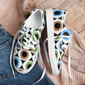 Eye See Men’s lace-up canvas shoes 13 Mens Lace Up Canvas Shoes Printed Offshore