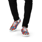 Comic Book - Men’s lace-up canvas shoes Mens Lace Up Canvas Shoes Printed Offshore