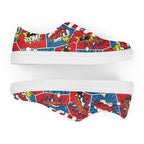 Comic Book - Men’s lace-up canvas shoes Mens Lace Up Canvas Shoes Printed Offshore