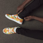 Green And Orange - Men’s lace-up canvas shoes 13 Mens Lace Up Canvas Shoes Printed Offshore