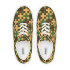 Cross Hatch - Men’s lace-up canvas shoes Mens Lace Up Canvas Shoes Printed Offshore