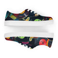 Retro Vinyl Records Men’s lace-up canvas shoes 13 Mens Lace Up Canvas Shoes Printed Offshore