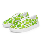 Cute Limes - Men’s lace-up canvas shoes Mens Lace Up Canvas Shoes food Printed Offshore