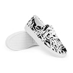 Graffiti - Men’s lace-up canvas shoes Mens Lace Up Canvas Shoes Printed Offshore