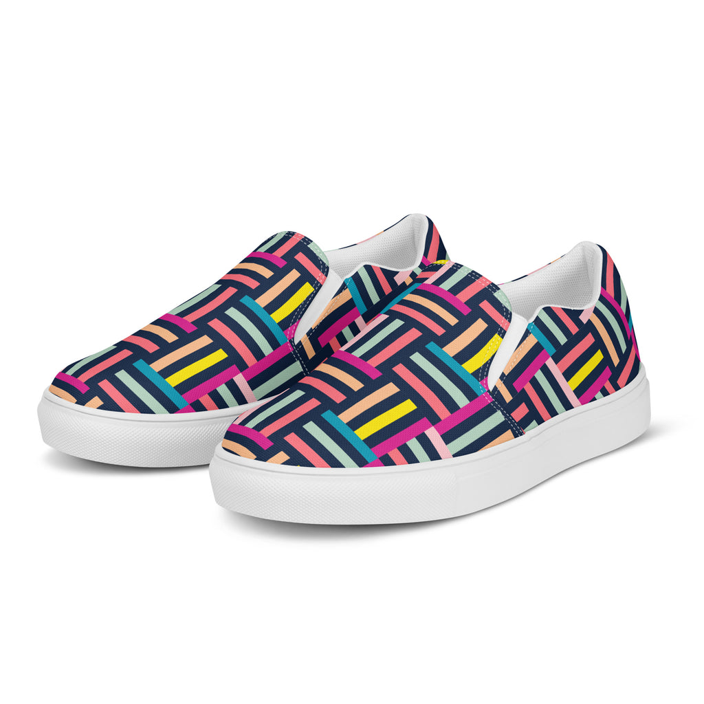 Allsorts - Men’s slip-on canvas shoes Mens Slip On Shoes Printed Offshore