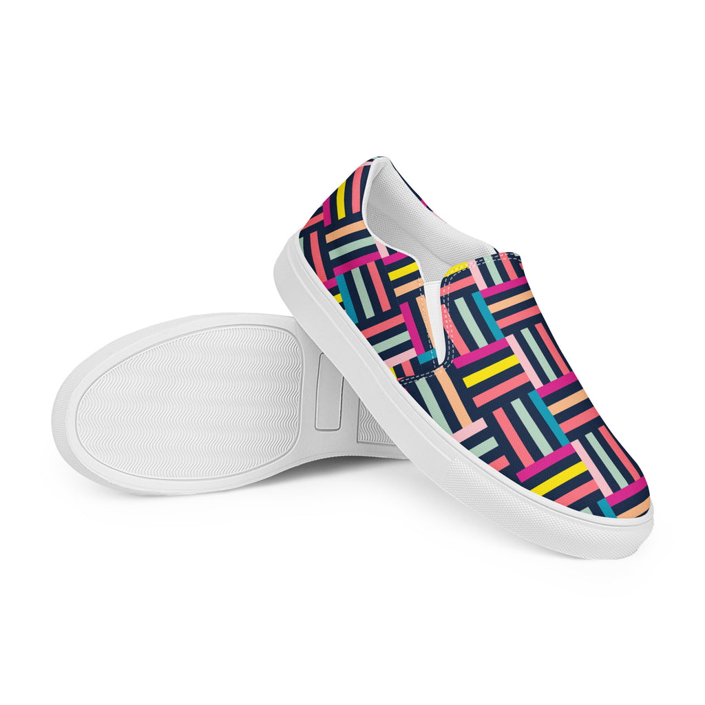 Allsorts - Men’s slip-on canvas shoes Mens Slip On Shoes Printed Offshore