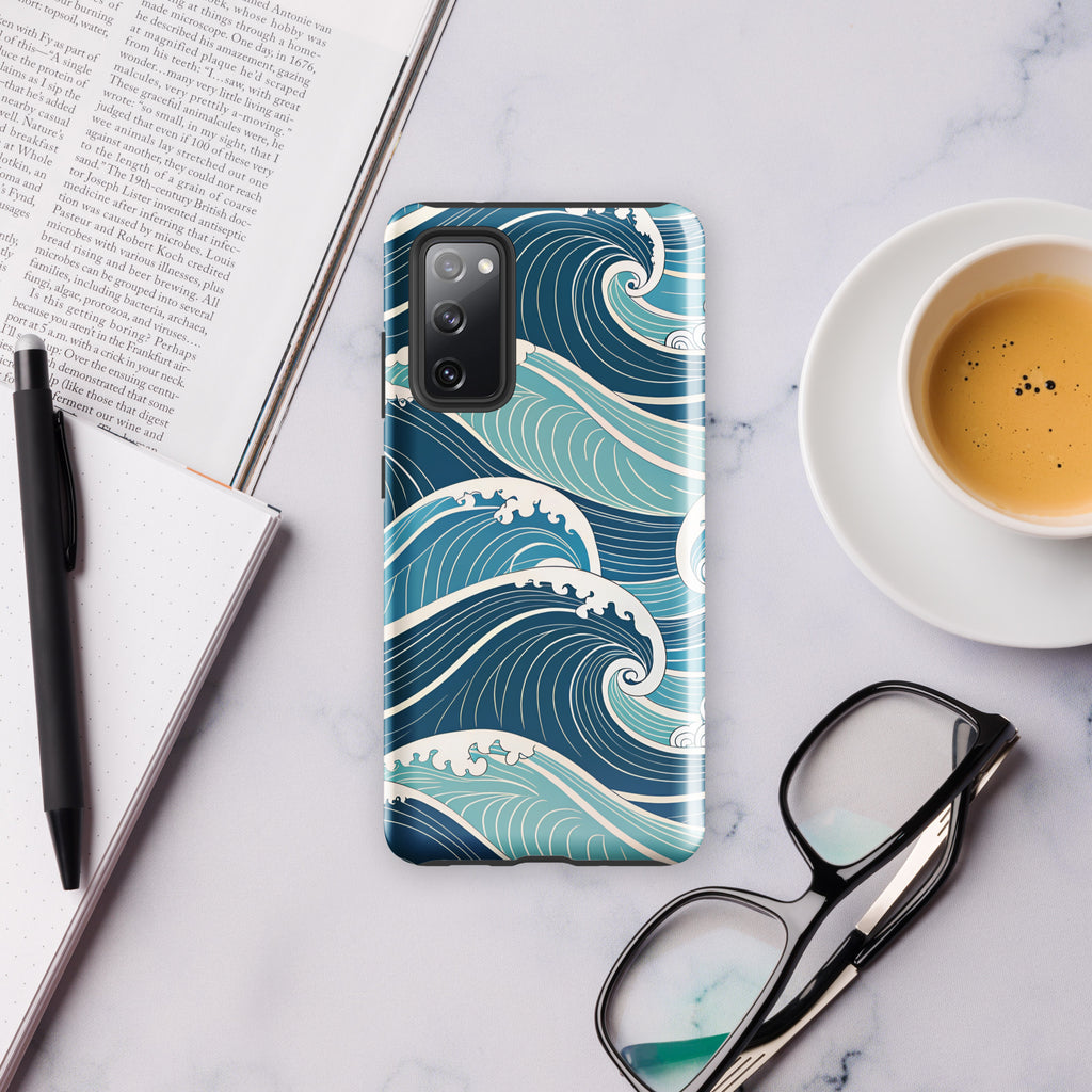 Ocean Waves Tough case for Samsung® Glossy Samsung Galaxy S20 FE Samsung Tough Phone Case Globally Fulfilled Ocean Surf