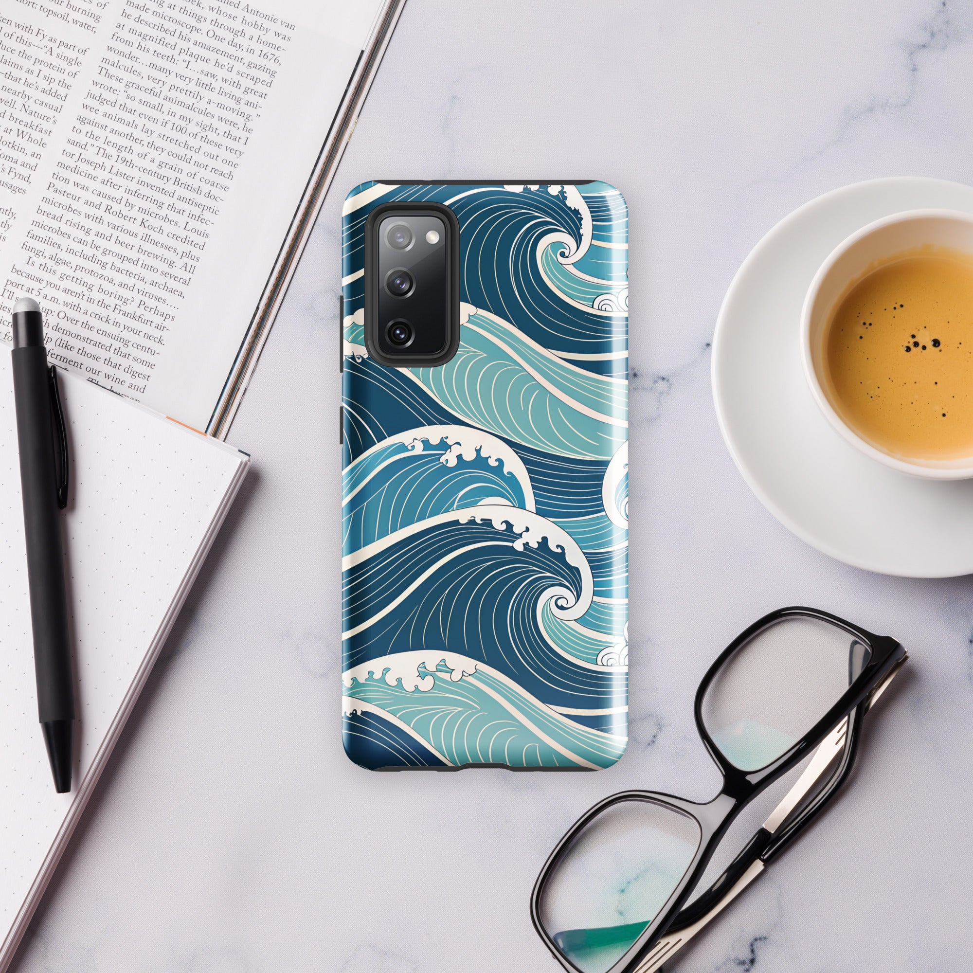 Ocean Waves Tough case for Samsung® Glossy Samsung Galaxy S20 FE Samsung Tough Phone Case Globally Fulfilled Ocean Surf