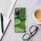 Green Swirl Tough case for Samsung® Glossy Samsung Galaxy S20 FE Samsung Tough Phone Case Globally Fulfilled