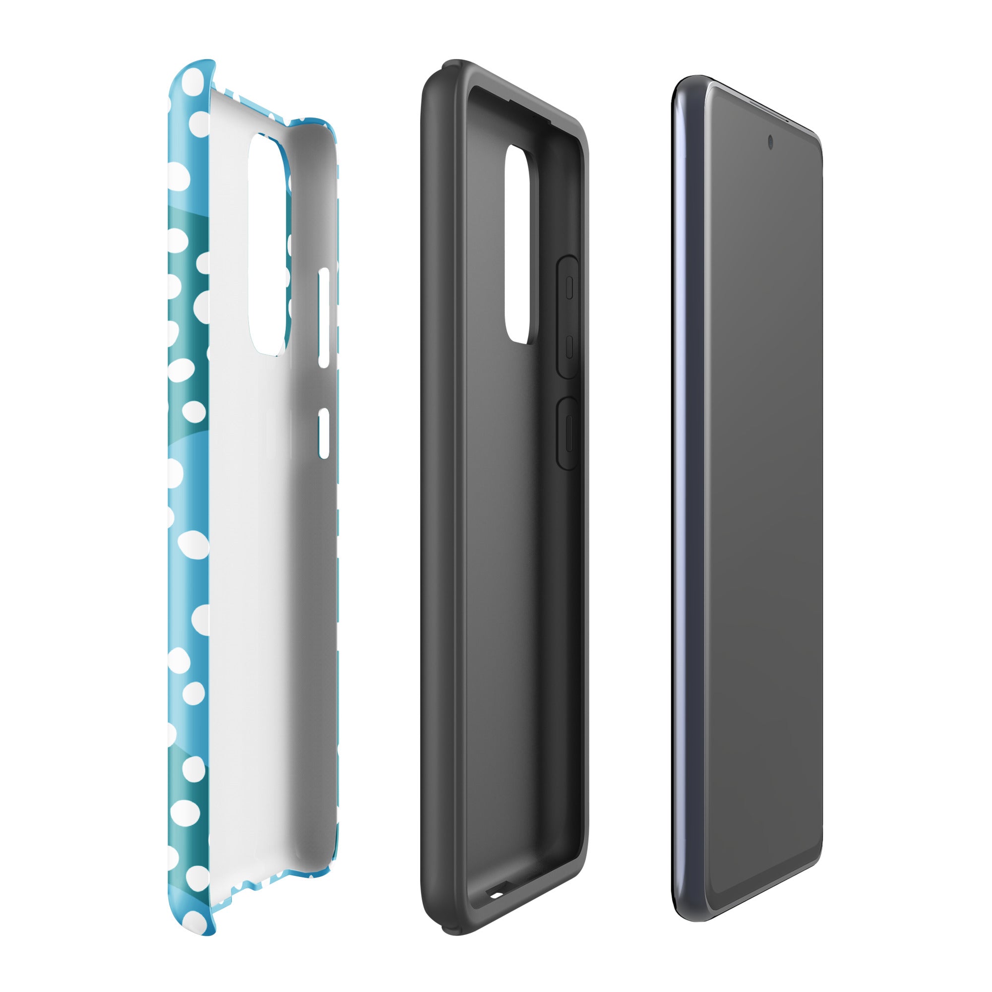 Blue Dots Tough case for Samsung® Glossy Samsung Galaxy S20 FE Samsung Tough Phone Case Globally Fulfilled