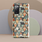 Diamond Cat Pattern Tough case for Samsung® Glossy Samsung Galaxy S20 FE Samsung Tough Phone Case animal Globally Fulfilled