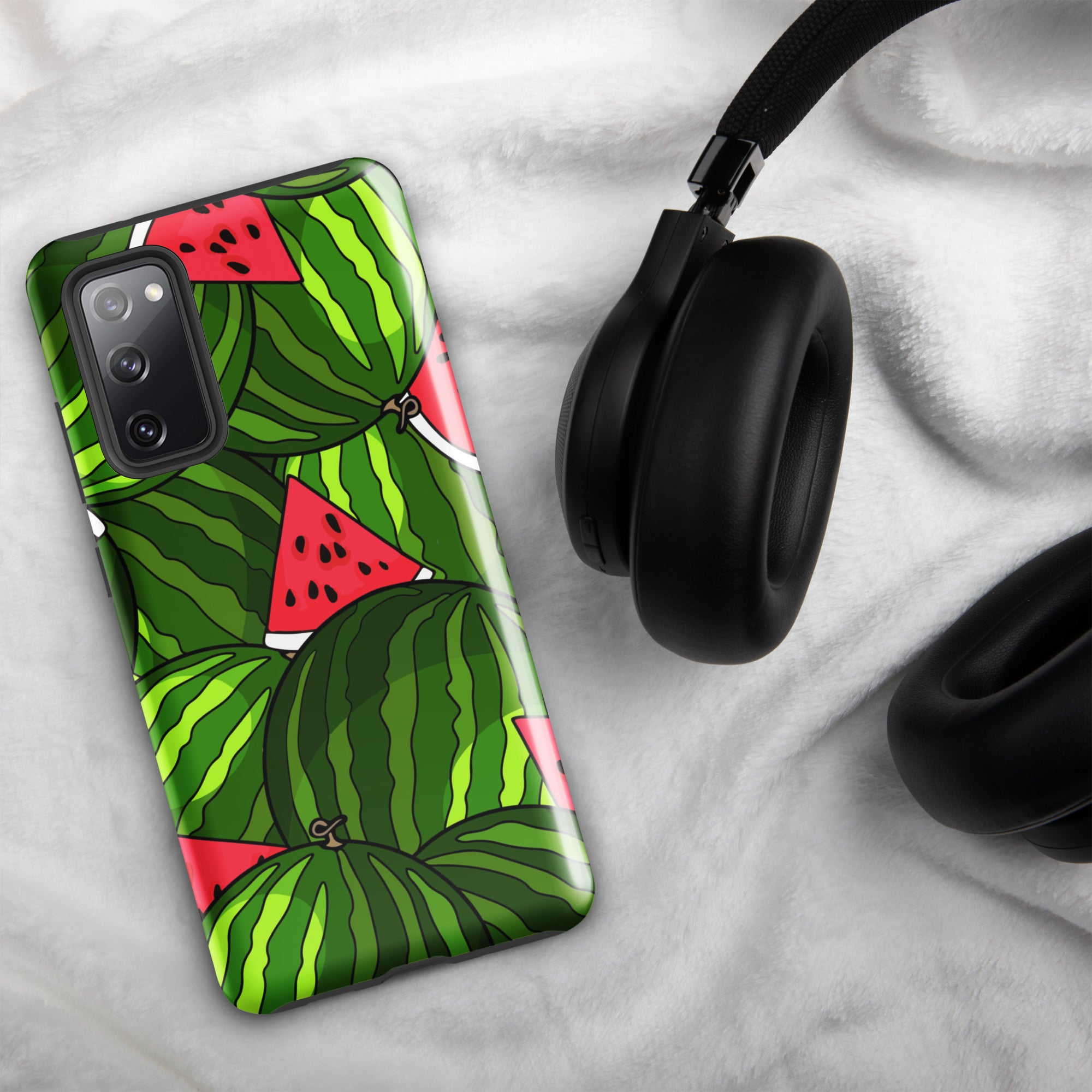 Watermelons - Tough case for Samsung® Glossy Samsung Galaxy S20 FE Samsung Tough Phone Case Food Globally Fulfilled