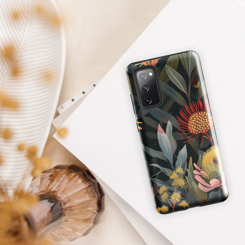Australian Native Flowers Tough case for Samsung® Glossy Samsung Galaxy S20 FE Samsung Tough Phone Case Globally Fulfilled Plants