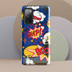 Comic Book Blue Tough case for Samsung® Glossy Samsung Galaxy S20 FE Samsung Tough Phone Case comic Globally Fulfilled