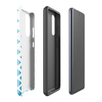 Blue Diamonds Tough case for Samsung® Glossy Samsung Galaxy S20 FE Samsung Tough Phone Case Globally Fulfilled