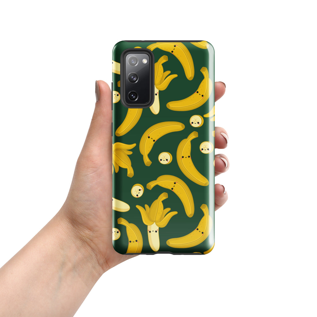 Happy Bananas Tough case for Samsung® Glossy Samsung Galaxy S20 FE Samsung Tough Phone Case Food Globally Fulfilled