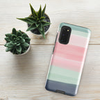 Pastel Stripes Tough case for Samsung® Glossy Samsung Galaxy S20 Samsung Tough Phone Case Globally Fulfilled