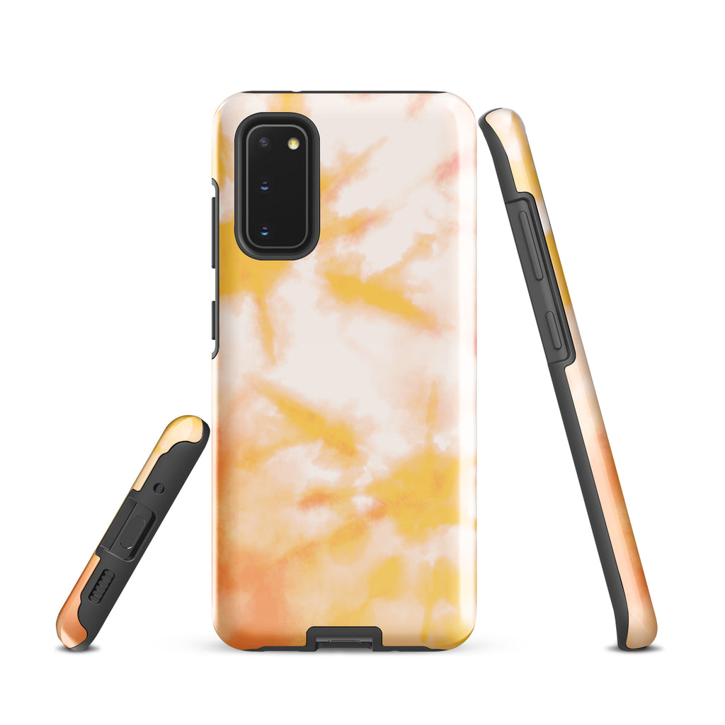 Pink And Orange Tie Dye Tough case for Samsung® Glossy Samsung Galaxy S20 Samsung Tough Phone Case Globally Fulfilled