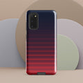 Red And Navy Stripe Tough case for Samsung® Glossy Samsung Galaxy S20 Samsung Tough Phone Case Globally Fulfilled