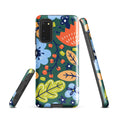 Bright Boho Flowers Tough case for Samsung® Glossy Samsung Galaxy S20 Samsung Tough Phone Case Globally Fulfilled Plants Retro