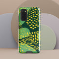 Green Swirl Tough case for Samsung® Glossy Samsung Galaxy S20 Samsung Tough Phone Case Globally Fulfilled