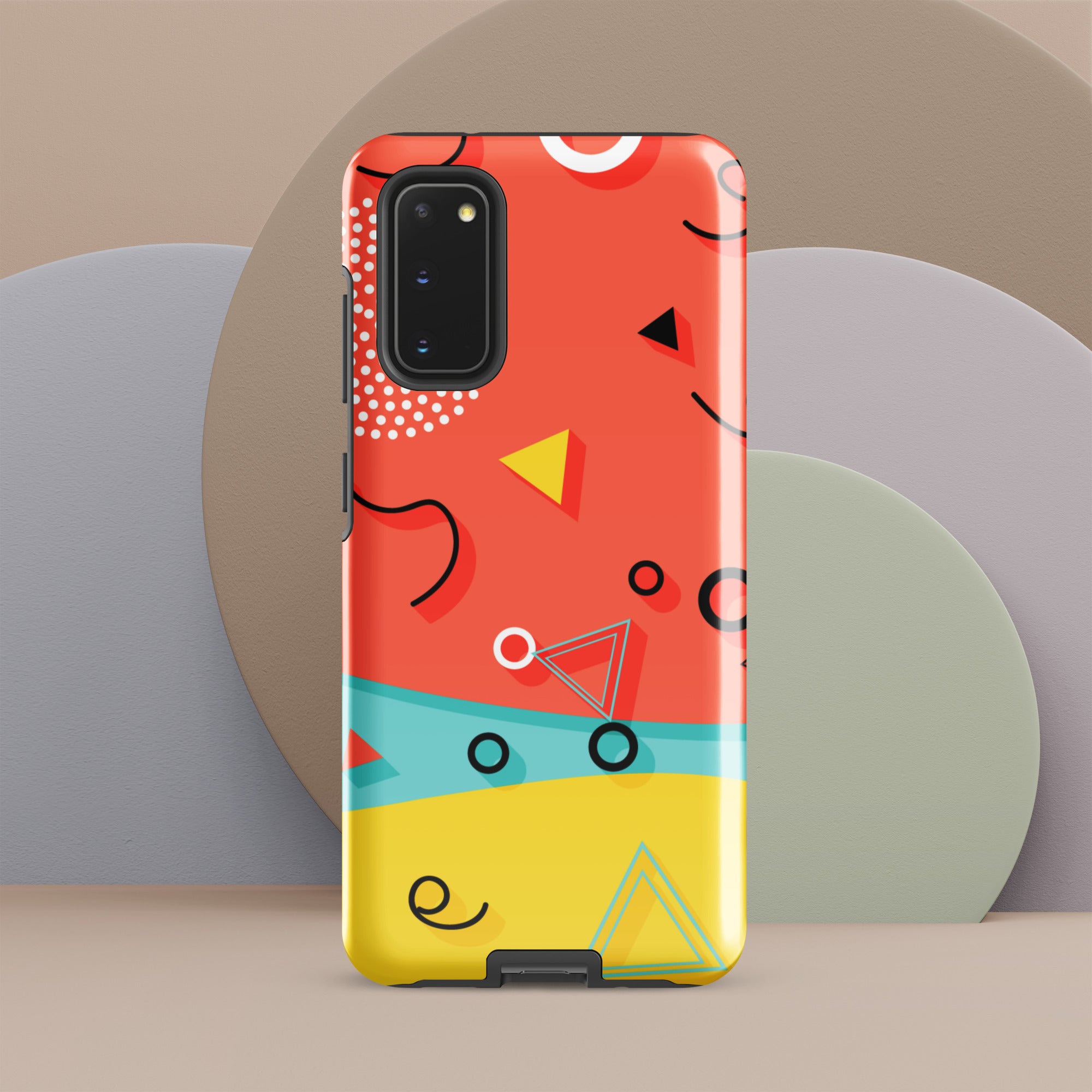 80's Graphic - Tough case for Samsung® Glossy Samsung Galaxy S20 Samsung Tough Phone Case Globally Fulfilled Retro