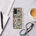Diamond Cat Pattern Tough case for Samsung® Glossy Samsung Galaxy S20 Samsung Tough Phone Case animal Globally Fulfilled