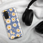 Daisies on Blue Tough case for Samsung® Glossy Samsung Galaxy S20 Samsung Tough Phone Case Globally Fulfilled Plants