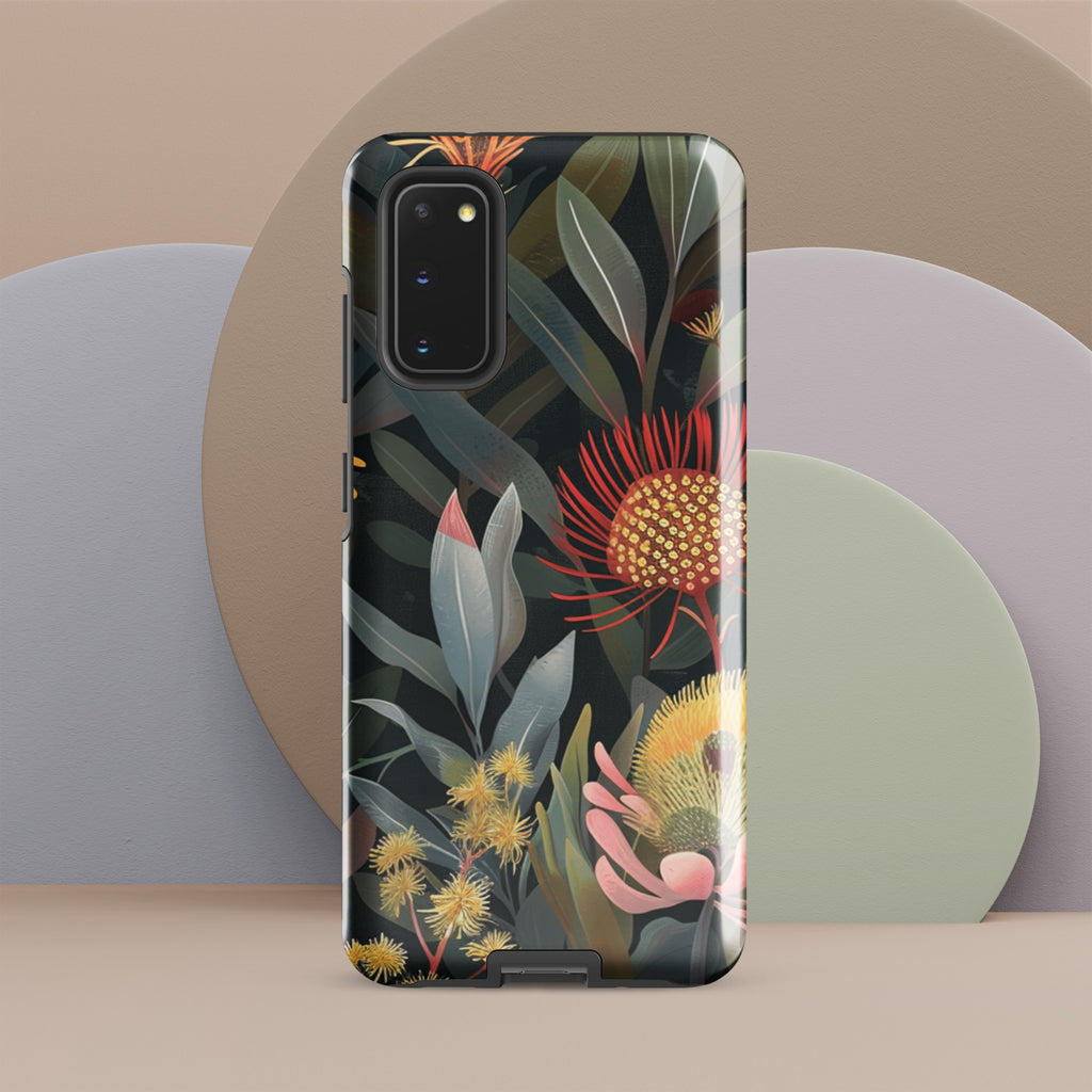 Australian Native Flowers Tough case for Samsung® Glossy Samsung Galaxy S20 Samsung Tough Phone Case Globally Fulfilled Plants