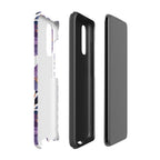 Purple Floral Tough case for Samsung® Glossy Samsung Galaxy S20 Samsung Tough Phone Case Globally Fulfilled Plants