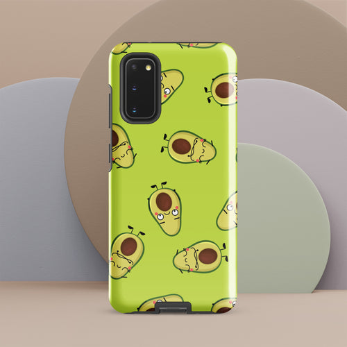 Avocado Characters Tough case for Samsung® Samsung Tough Phone Case Food Globally Fulfilled