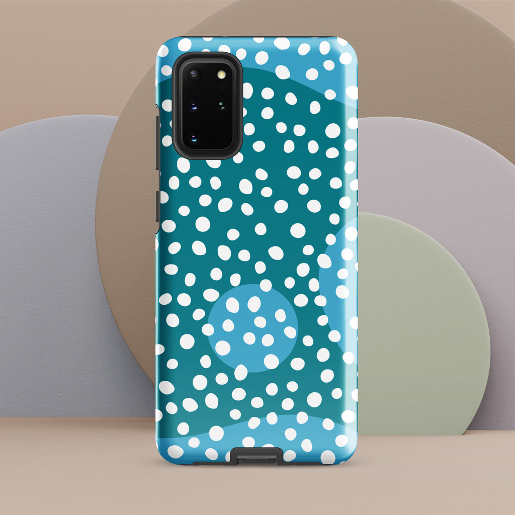 Blue Dots Tough case for Samsung® Glossy Samsung Galaxy S20 Plus Samsung Tough Phone Case Globally Fulfilled