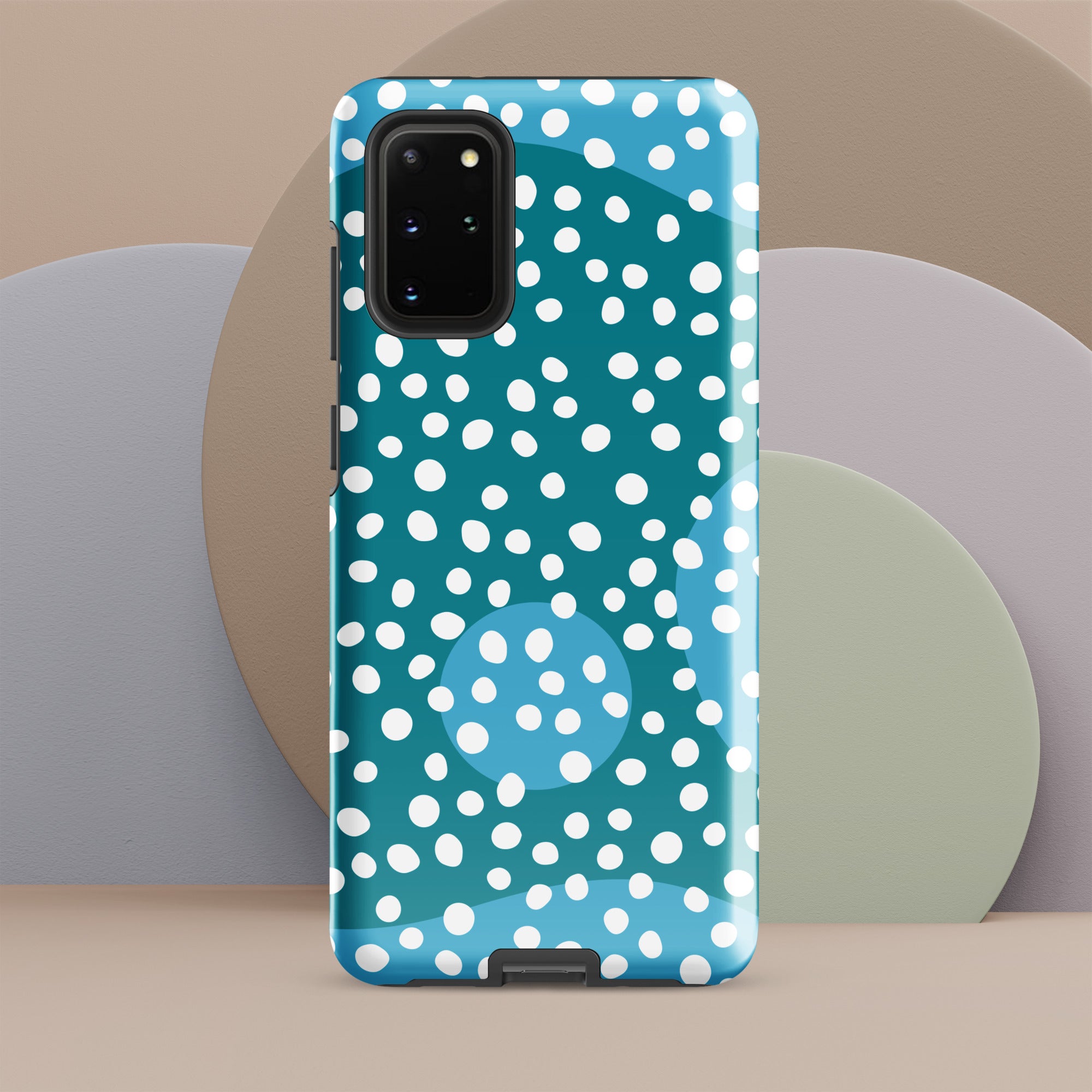 Blue Dots Tough case for Samsung® Glossy Samsung Galaxy S20 Plus Samsung Tough Phone Case Globally Fulfilled