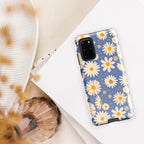 Daisies on Blue Tough case for Samsung® Glossy Samsung Galaxy S20 Plus Samsung Tough Phone Case Globally Fulfilled Plants