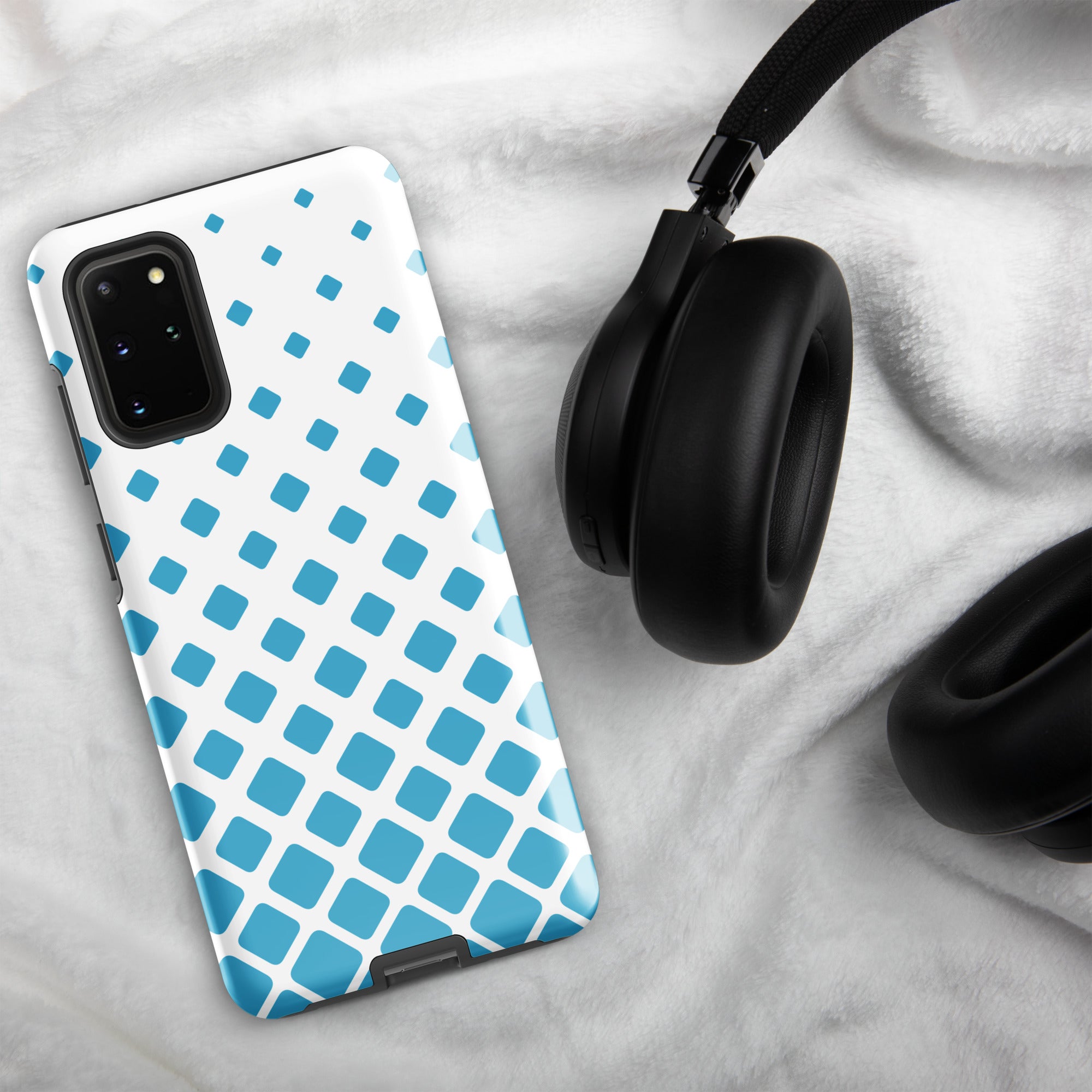 Blue Diamonds - Tough case for Samsung® Glossy Samsung Galaxy S20 Plus Samsung Tough Phone Case Globally Fulfilled