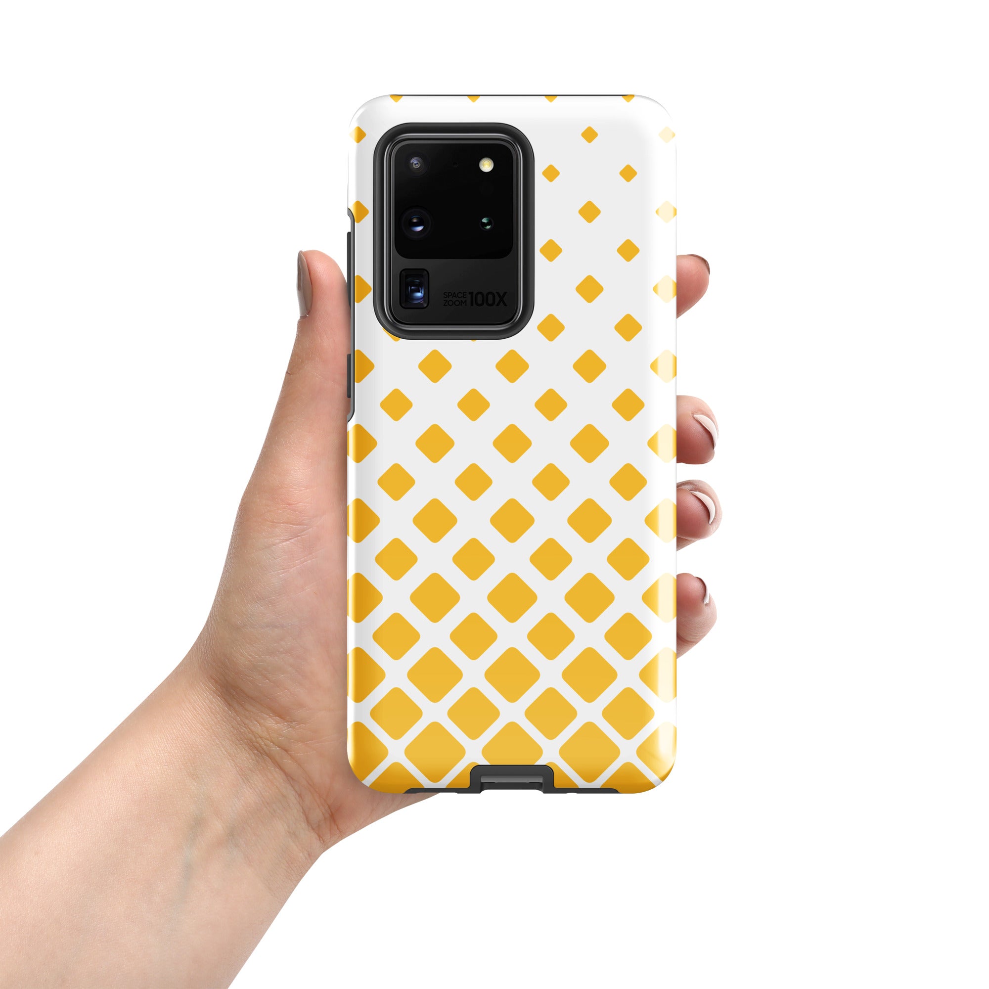Yellow Diamonds Tough case for Samsung® Glossy Samsung Galaxy S20 Ultra Samsung Tough Phone Case Globally Fulfilled