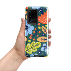 Bright Boho Flowers Tough case for Samsung® Glossy Samsung Galaxy S20 Ultra Samsung Tough Phone Case Globally Fulfilled Plants Retro
