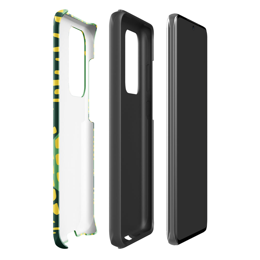 Green Swirl Tough case for Samsung® Glossy Samsung Galaxy S20 Ultra Samsung Tough Phone Case Globally Fulfilled
