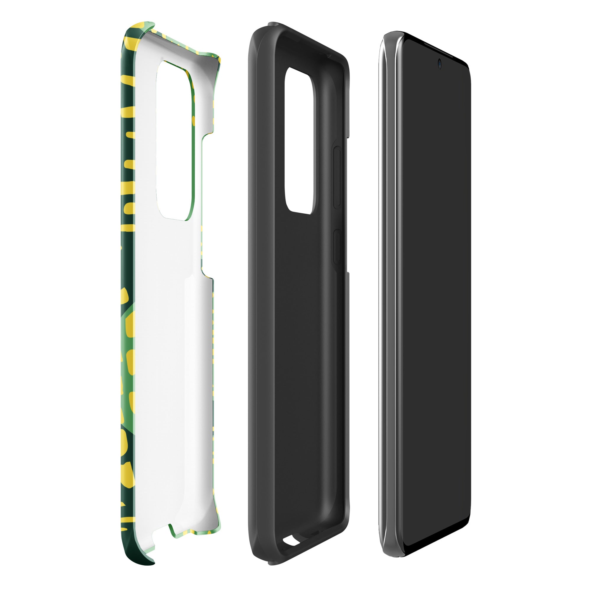 Green Swirl Tough case for Samsung® Glossy Samsung Galaxy S20 Ultra Samsung Tough Phone Case Globally Fulfilled