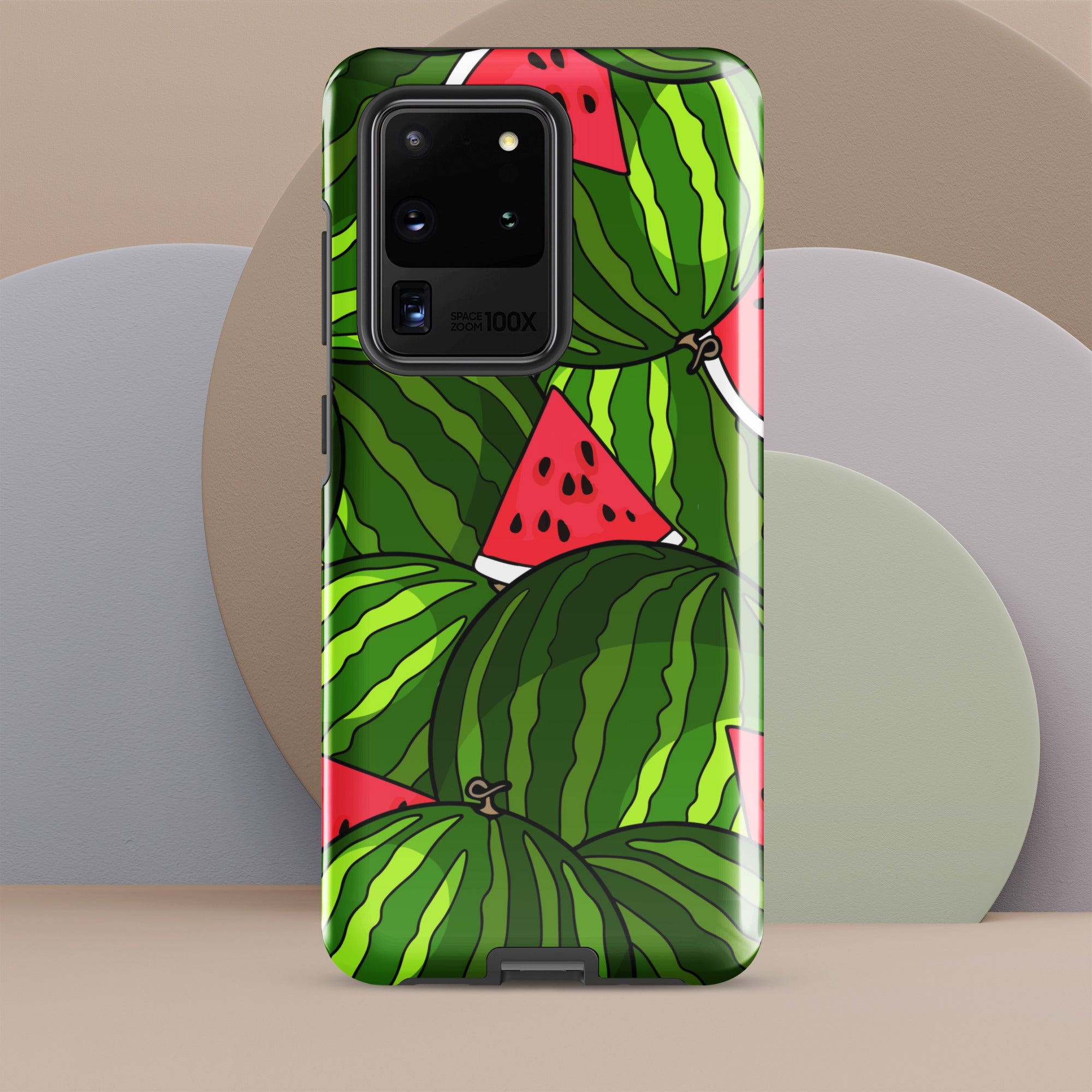 Watermelons - Tough case for Samsung® Glossy Samsung Galaxy S20 Ultra Samsung Tough Phone Case Food Globally Fulfilled