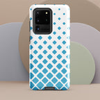 Blue Diamonds Tough case for Samsung® Glossy Samsung Galaxy S20 Ultra Samsung Tough Phone Case Globally Fulfilled