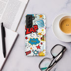 Comic Book Zap Tough case for Samsung® Glossy Samsung Galaxy S21 FE Samsung Tough Phone Case comic Globally Fulfilled