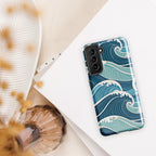 Ocean Waves Tough case for Samsung® Glossy Samsung Galaxy S21 Samsung Tough Phone Case Globally Fulfilled Ocean Surf