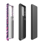 Purple Raindrops Tough case for Samsung® Glossy Samsung Galaxy S21 Samsung Tough Phone Case Globally Fulfilled