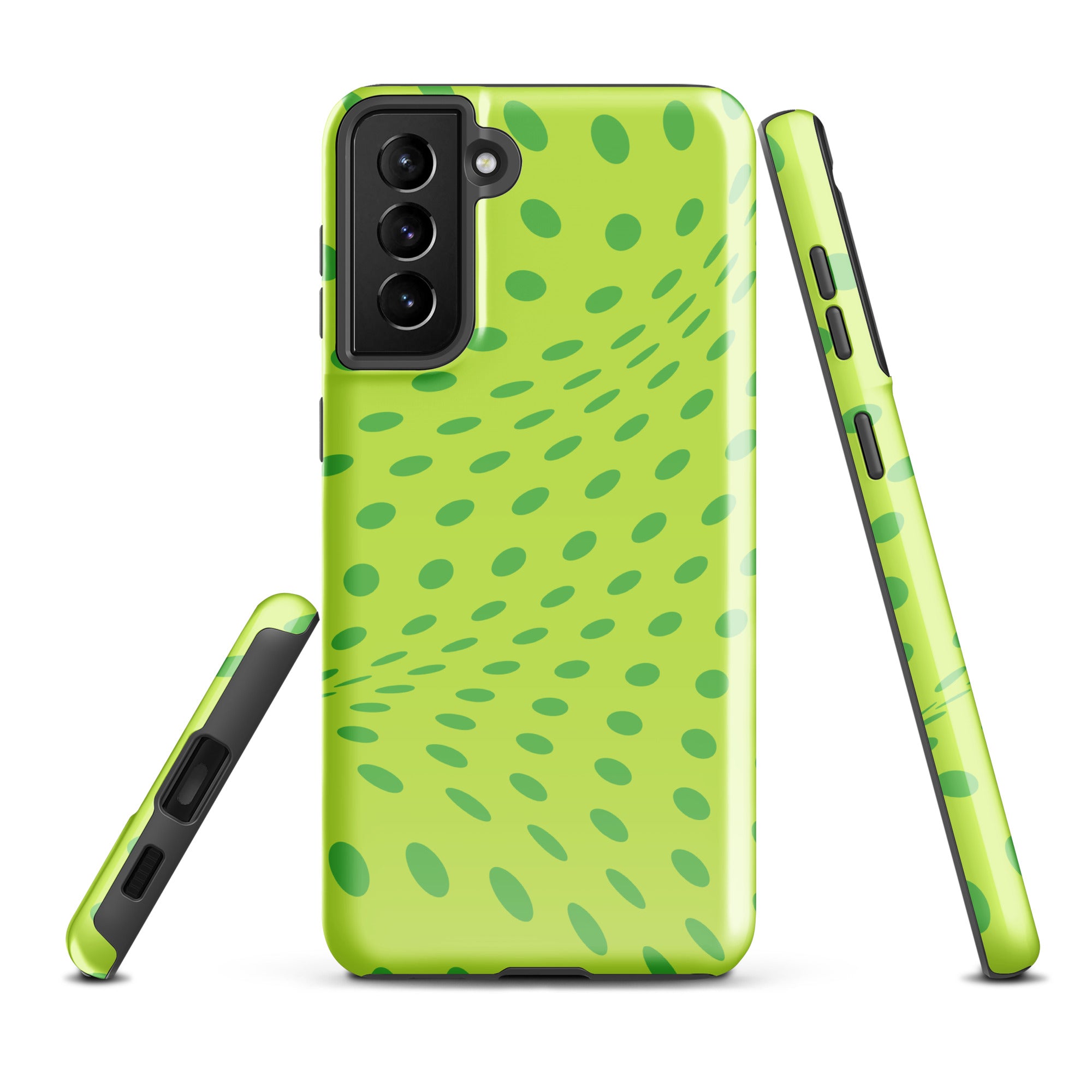 Green Warp - Tough case for Samsung® Glossy Samsung Galaxy S21 Plus Samsung Tough Phone Case Globally Fulfilled