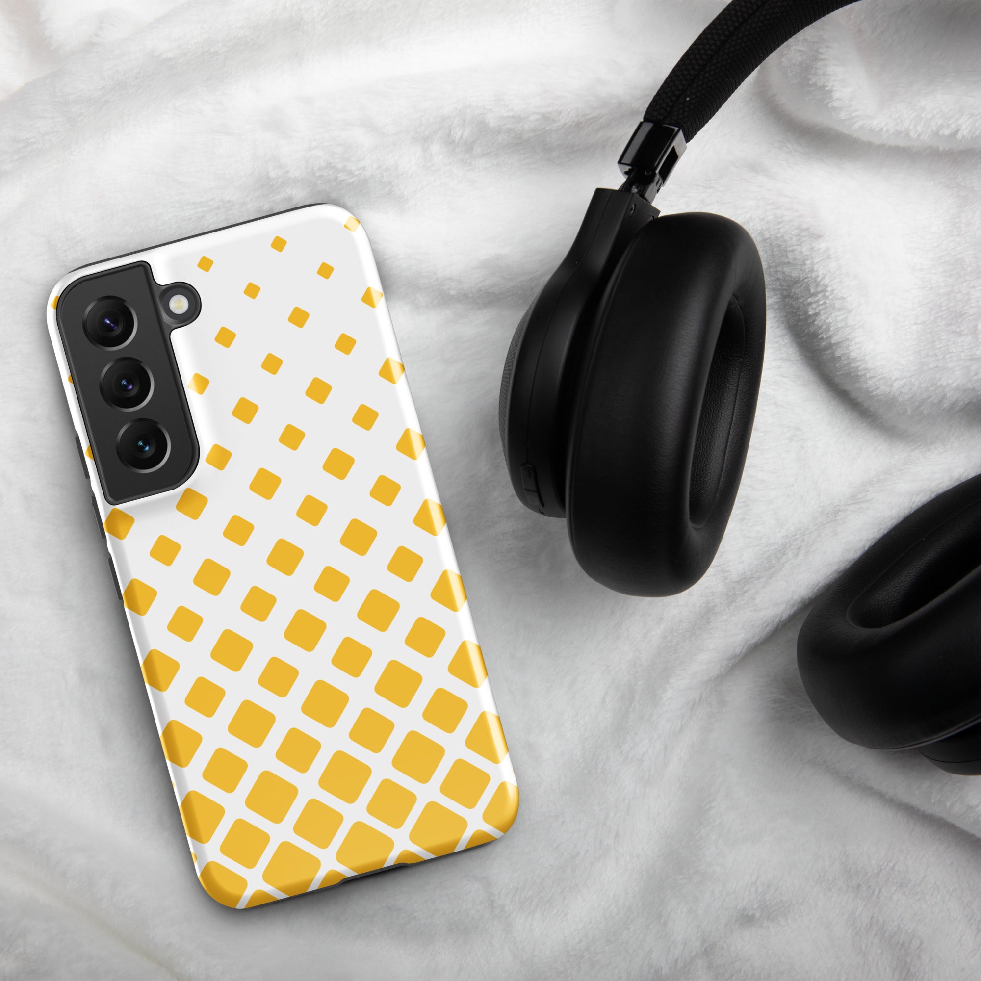 Yellow Diamonds Tough case for Samsung® Glossy Samsung Galaxy S22 Samsung Tough Phone Case Globally Fulfilled