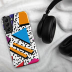 Graphic 80's Tough case for Samsung® Glossy Samsung Galaxy S22 Plus Samsung Tough Phone Case Globally Fulfilled Retro