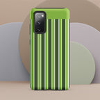 Green Stripe Tough case for Samsung® Matte Samsung Galaxy S20 FE Samsung Tough Phone Case Globally Fulfilled