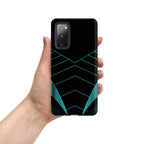 Teal Geometric Tough case for Samsung® Matte Samsung Galaxy S20 FE Samsung Tough Phone Case Globally Fulfilled